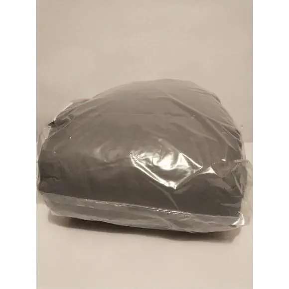 Airluck Luxury Feather Down Comforter King Size, Medium Warm All Seasons Gray